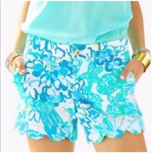 Lily Pulitzer Buttercup shorts- in a pinch print